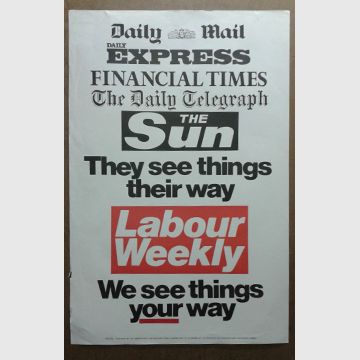 076327 Poster LABOUR WEEKLY WE SEE THINGS YOUR WAY £15.00